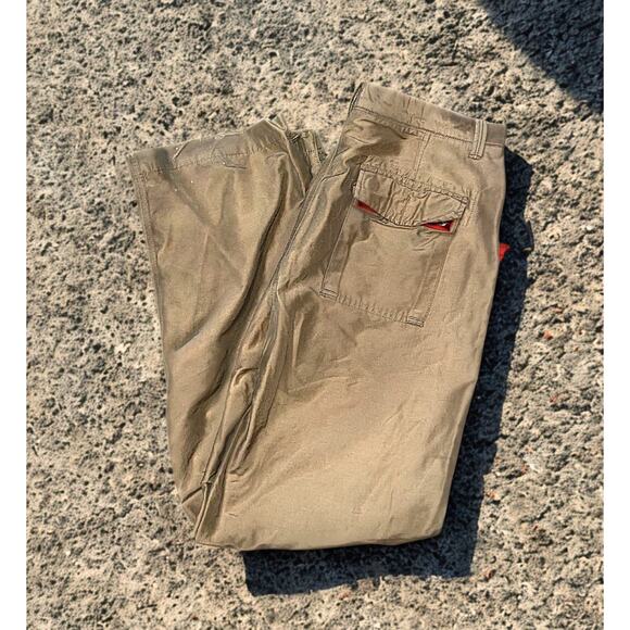 Gap Utility Paratrooper Pants 33x34 Y2K Streetwear Military Twill Zip Hem VNTG - Picture 5 of 11